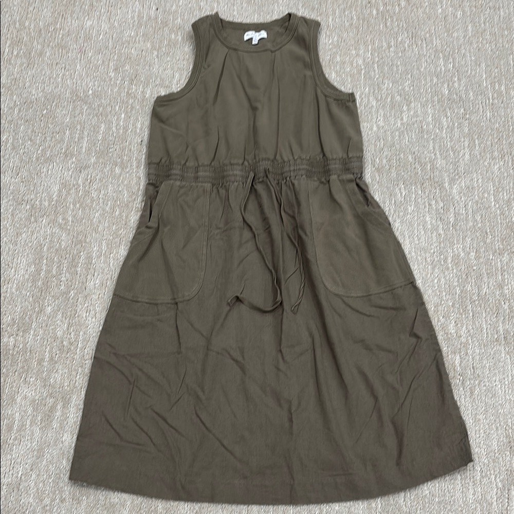 Michael Stars Olive Green Sleeveless Dress